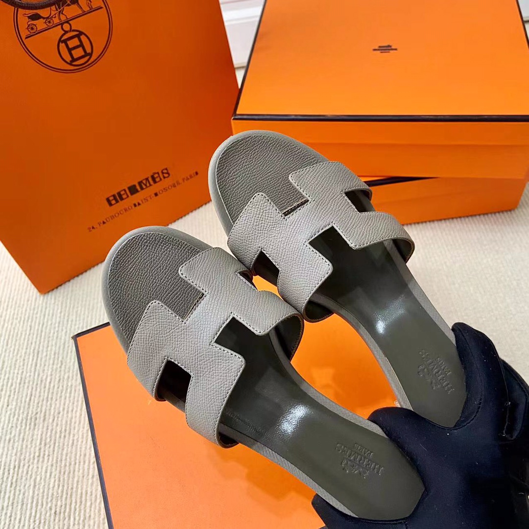 에르메스 올수공 오아시스 슬리퍼 샌들 앱송 42